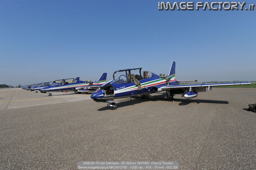 2009-04-15 San Damiano - 50 Stormo 194 PAN - Frecce Tricolori